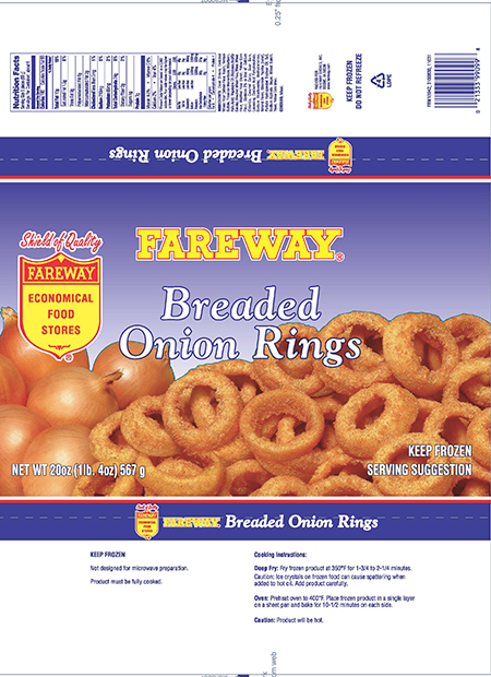 Updated Recall Information: McCain Foods USA, Inc. Issues Expanded Allergy Alert on Undeclared Milk in Frozen Onion Rings Sold and Distributed Under Private Label Retailer Brands